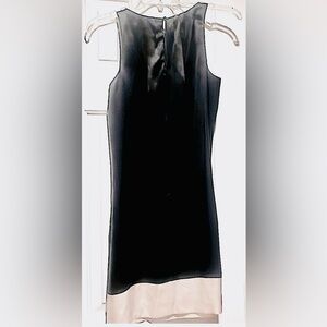 White House | Black Market • Sleeveless Silk Dress • Black & White • 2